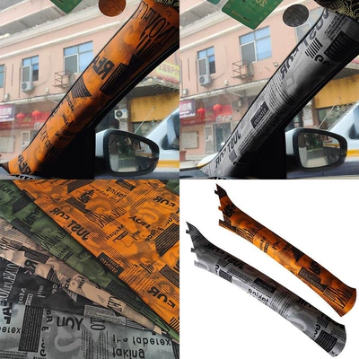 Avtomobil daxili Ab Pillar tavan təmiri, özü yapışan parça, fərdi qapı aksesuarları
