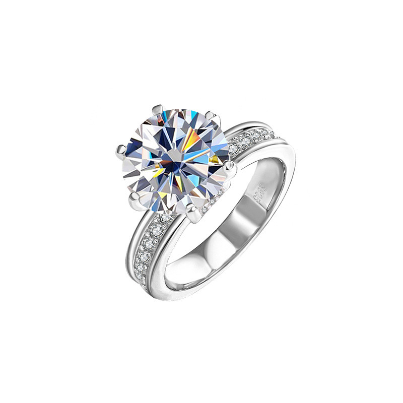 Anillo de diamante de 5 quilates de diamante al por mayor