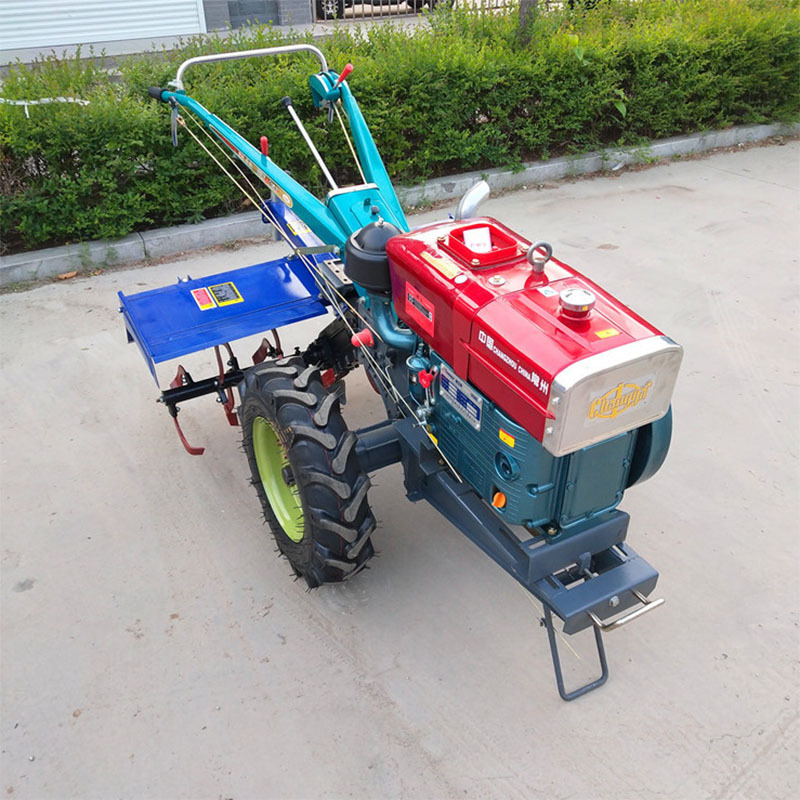 农用手扶耕田犁地机耐用抗造旋耕开沟两轮手扶式拖拉机土壤耕整机