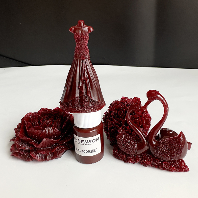 Pasta de color epoxi de cristal AB pegamento pasta de color sólido pasta de color pintada a mano pegamento de crema bricolaje color hecho a mano botella de 20g