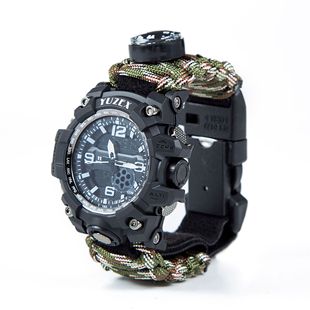 G4 hot outdoor sports watch umbrella rope hand-woven multifunctional deep waterproof luminous watch