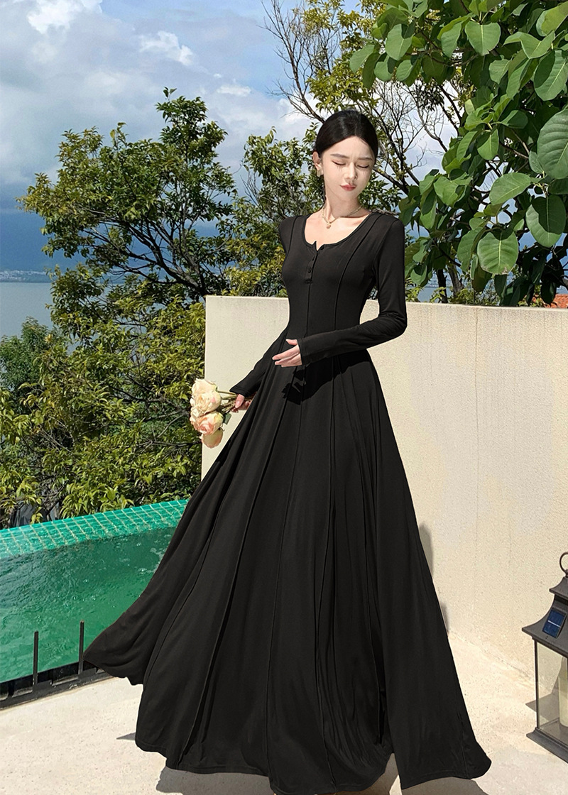F6871 750K VÁY ĐẦM LIỀN THÂN DÁNG DÀI NỮ SHETDT ÁO LEN DÁNG ÔM BODY GỢI CẢM SEXY THỜI TRANG NỮ G02 SẢN PHẨM MỚI