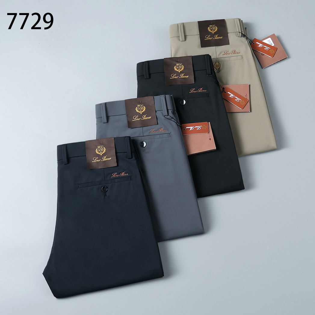 Spring and Summer New Style Men's Casual Pants Made of High-End Four-Way Stretch Fabric