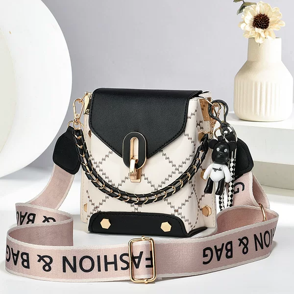 Factory Direct Sales 2026 New Model Simple Rhombus Embroidery Phone Bag Stylish Commuter Shopping Coin Purse Dropshipping