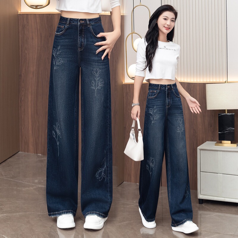 Guangzhou Xintang Jeans Official Flagship Store 2026 New Trendy Hot-Selling Spring and Autumn Wide-Leg Pants Guangzhou Xintang Jeans Official Flagship Store 2026 New Trendy Hot-Selling Spring and Autumn Wide-Leg Pants