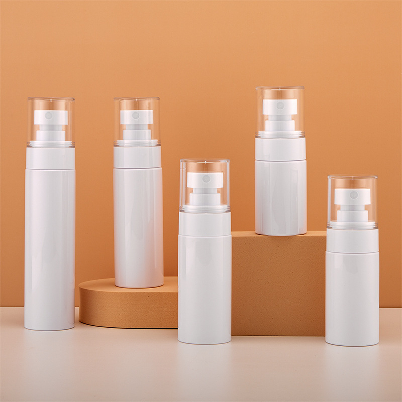 工廠30ml50ml白色乳液瓶小噴瓶 60ml防曬噴霧瓶塑料分裝瓶pet