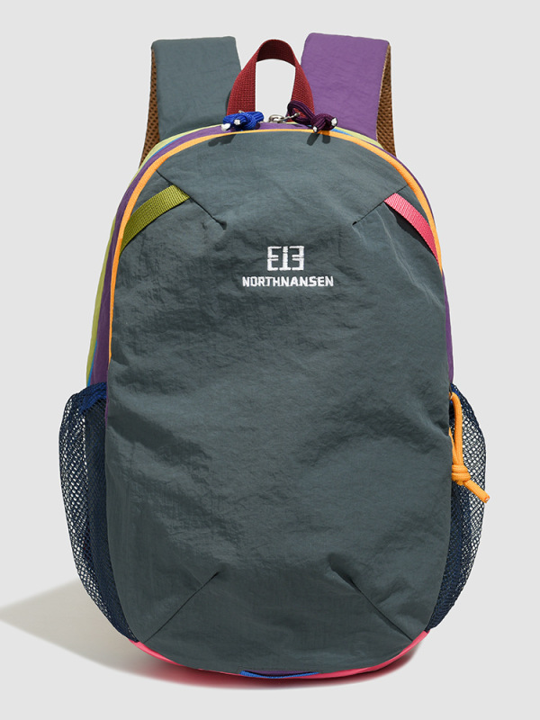 新款轻盈便携双肩包防泼水尼龙百搭学生书包外出休闲旅行运动背包|undefined