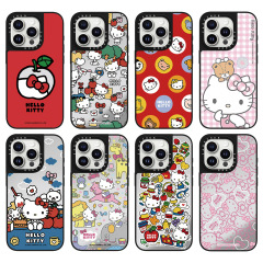 CASET爱心粉色KT猫木马手机壳适用iPhone16ProMax苹果15手机壳17
