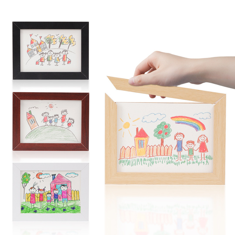 Cross-Border Handmade Detachable Strong Magnetic Multifunctional Photo Frame A3A4 Children's Art Frame Can Be Placed or Hung Decorative Picture Frame Cross-Border Handmade Detachable Strong Magnetic Multifunctional Photo Frame A3A4 Children's Art Frame Can Be Placed or Hung Decorative Picture Frame