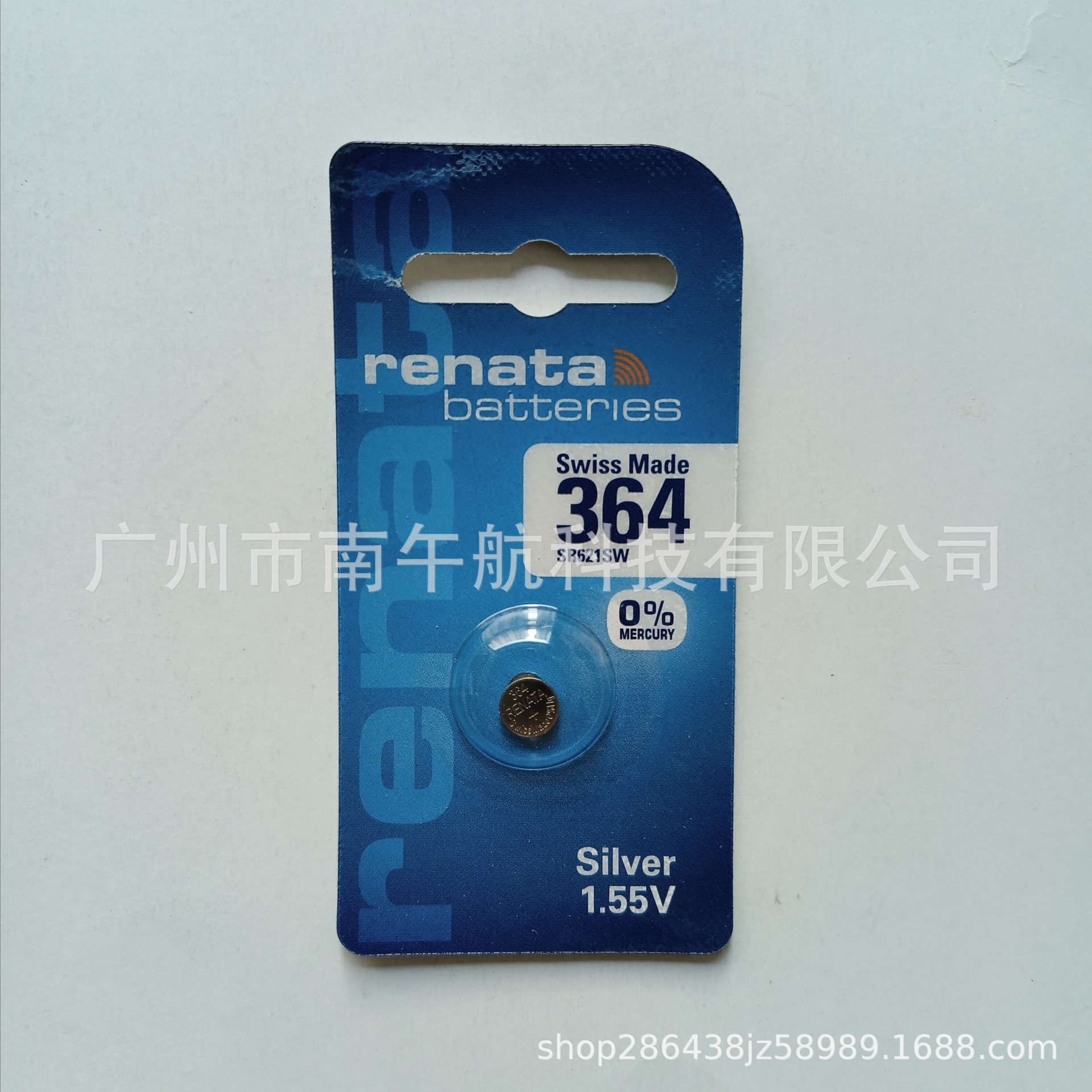 （豪华大卡）原装瑞士 renata 瑞纳达SR621SW /364氧化银钟表电池