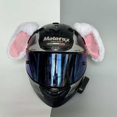 Decoration Rabbit Ears Cat Ears: Motosiklet dəbilqələri