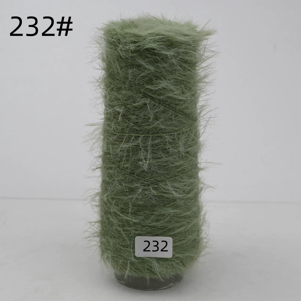 ECO NORKA 4 см 100 г ручная вязка пряжа с эффектом норки