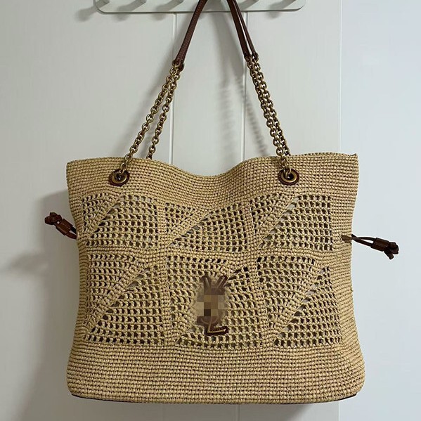 Y Family Yangshulin High Version Jamieshopping Woven Lucky Bag Tote Beach Chain Shoulder Crossbody Women's Bag