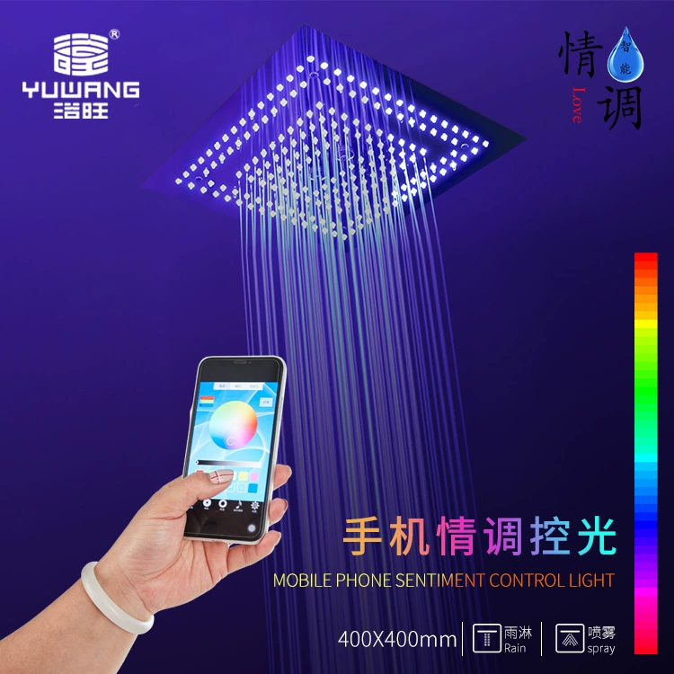 Ywang Dream Mori 400 Интеллектуальная мотива Motive Motive Kleid LED лотос Живи Свет Everbright Управление двумя функциями нержавеющая сталь верхняя распыление