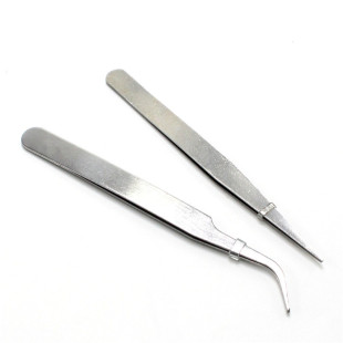 Curved straight tweezers aquarium gardening landscape handmade fleshy bird's nest peach eyelash curler holding tool manufacturers supply