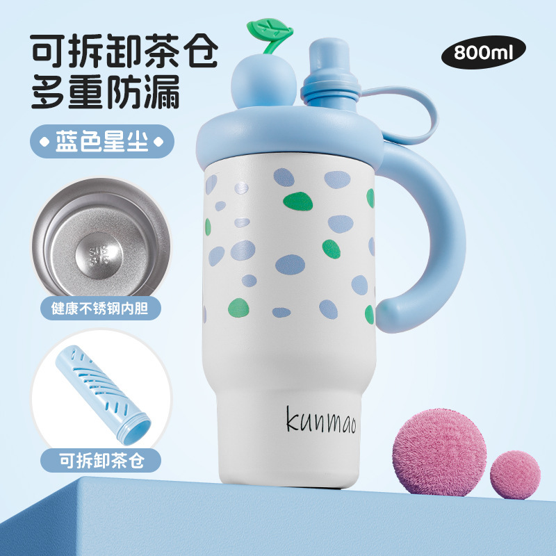 新しいビッグマック断熱カップアイスカップ 316 ステンレス鋼かわいい高価値ポータブル大容量ウォーターカップ|undefined