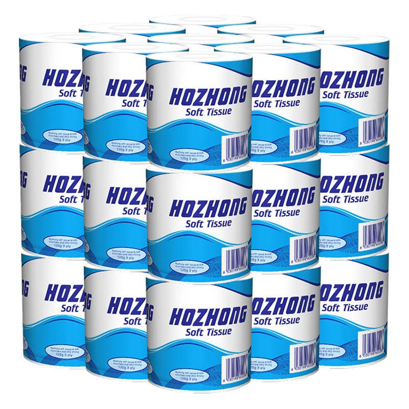Exportado a EE. UU.: Rollos de papel higiénico de calidad de 120 g, papel higiénico de rápida disolución, papel higiénico sin núcleo.