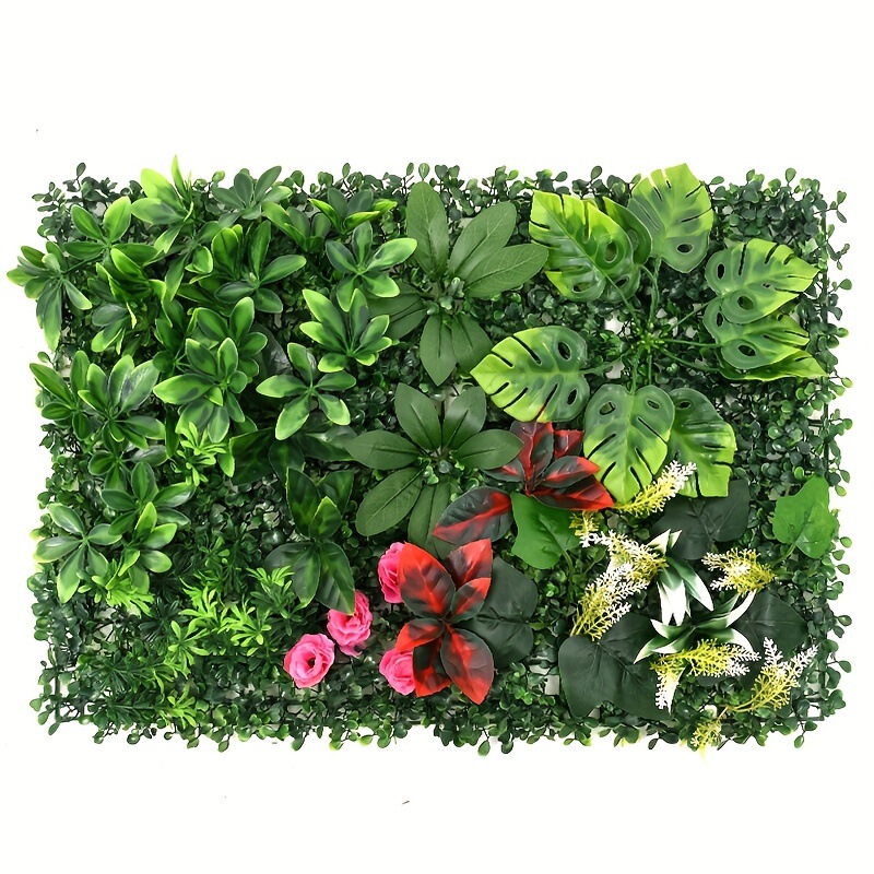 人造植物墙仿真立体绿植墙面挂式塑料假草坪门头阳台室内外装饰|undefined