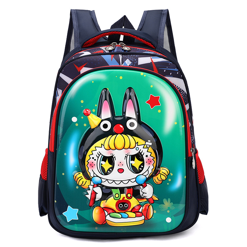 labubu mochila de hombro mochila de tela para niños mochila de jardín de infantes de gran capacidad coreana mochila de niños y niñas mochila de estudiantes