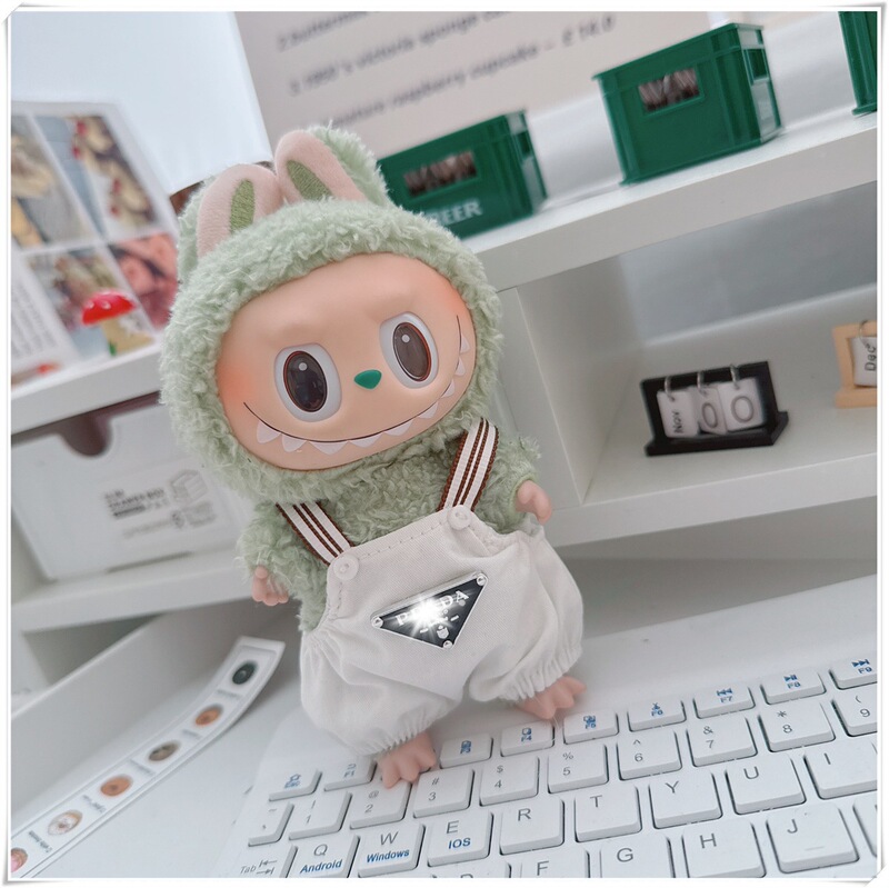 第一世代と第二世代のラブブ服ペンダント 17 センチメートルラブブ座りパーティーベビー服人形かわいいスーツ在庫あり|undefined