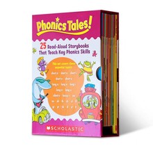 Phonics Tales 25册 自然拼读绘本 英语趣味故事学习 盒装 送光盘