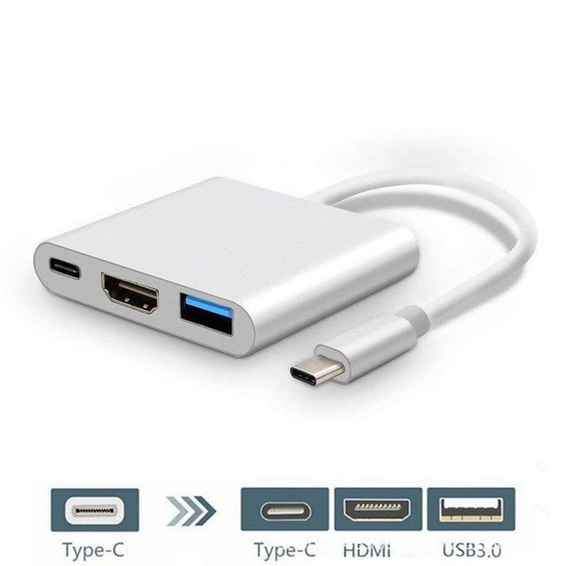 Type-C to HDMI Three-In-One Expander 4K Adapter Cable Mobile Phone Laptop Converter High-Definition Cable Docking Station
