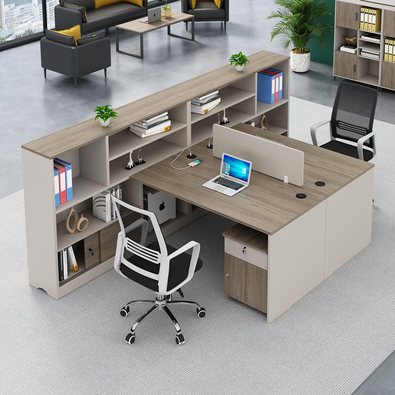 财务办公桌椅组合简约现代办公室桌子员工桌职员4四人位6六人工位