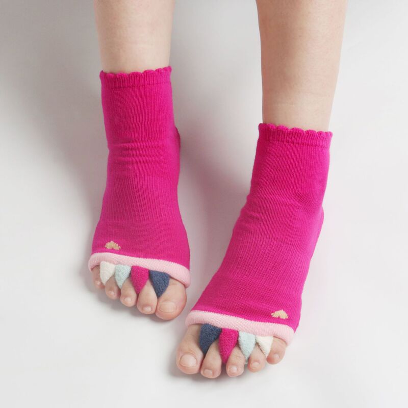 Cross-Border Japanese and Korean Yoga Socks, Five-Toe Socks, Acrylic Cotton Split-Toe Socks, Five-Toe Socks, Open-Toe Socks, Corrective Toe Separator Socks