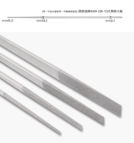 Alloy flat bevel file - small emery ultra-thin file First grade file