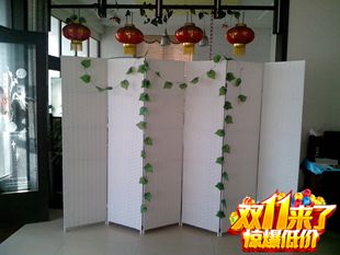 * Windshield rattan folding mobile stretch screen entry partition office bedroom living room hotel compartment wall folding