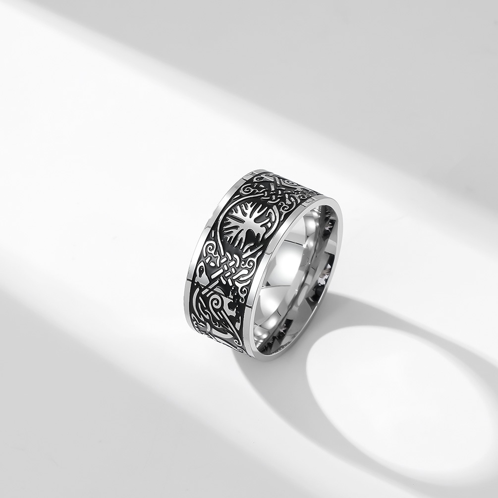 Fashion Geometric Stainless Steel Rings Polishing Stainless Steel Rings