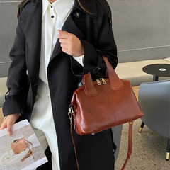Women's Genuine Leather Tote Bag 2023 New Arrival Large Capacity Crossbody Bag High-End Retro Cowhide Women's Bag Large Bag