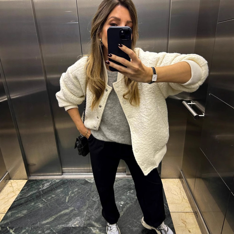 クロスボーダーヨーロッパとアメリカの女性服 AliExpress 人気のヨーロッパとアメリカのクロスボーダー女性服ストリートファッションカジュアルトップジャケット|undefined