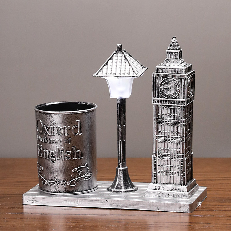 Creativo farola de arena que fluye antigua portalápices regalo para estudiantes reloj de arena blanco que cambia de color luz nocturna decoración regalo de cumpleaños