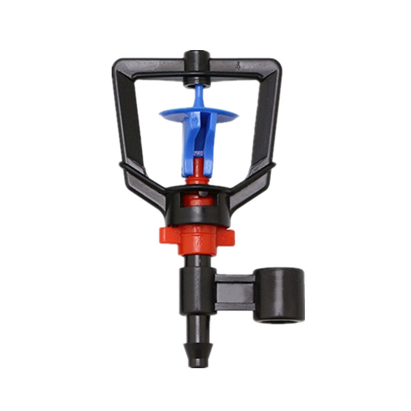 Los fabricantes suministran soporte de un solo orificio para jardinería, soporte de cabezal de riego de flores verdes, soporte de plástico al por mayor