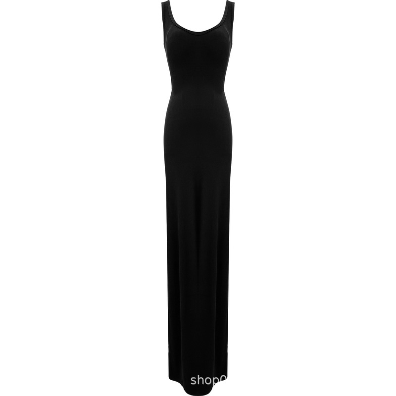 630 High-End Elegant Backless Dress (with Coaster) Summer Slimming Look Sexy Fashion Dress