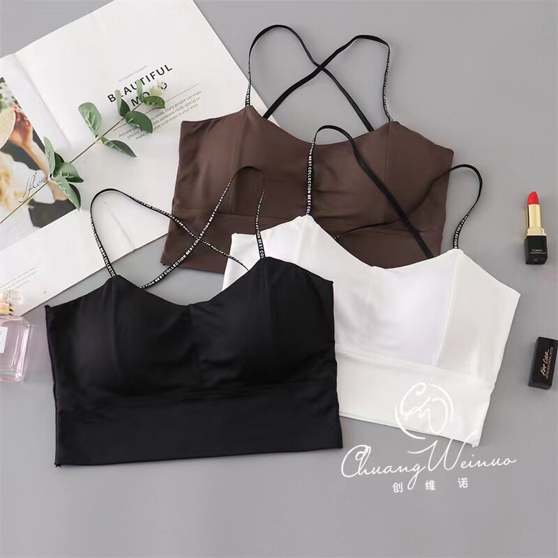 Ice Silk Underwear for Female Students, Summer Thin Style, Seamless, Anti-Exposure, Strapless Bra, Beautiful Back Design, Backless Inner Wear