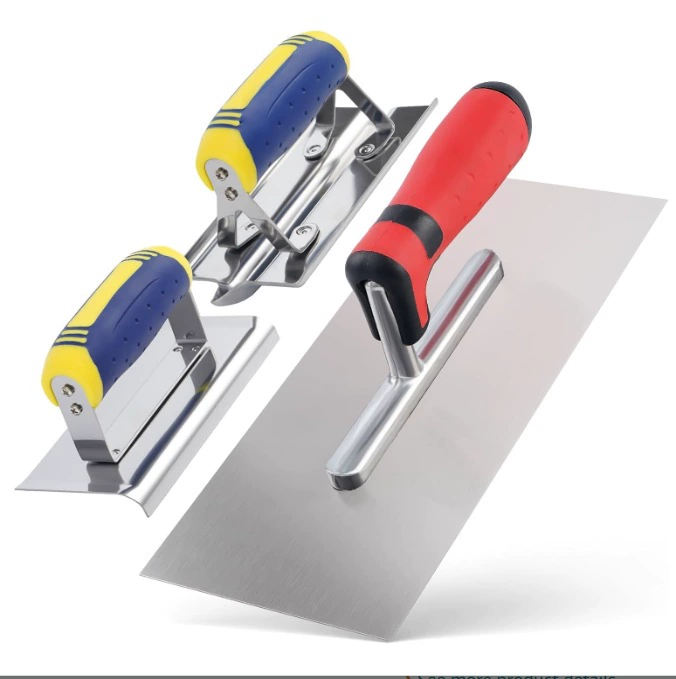 3 шт. Набор ручных инструментов для строительства из нержавеющей стали для штукатурки, цемента, штукатурки и кладки, ручной кромкорез для бетона