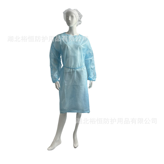 厂家批发现货一次性无纺布隔离衣PP+PE40克全新料  隔离服