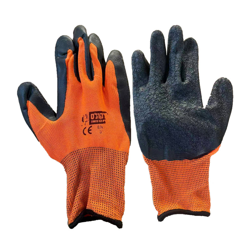 Guantes de trabajo de nailon N518, resistentes al desgaste y antideslizantes, protección laboral industrial