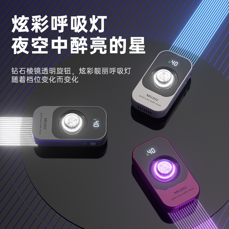 Botón de botón de pulido de uñas portátil, pulido de escritorio, herramienta de pulido de uñas, pulidora de uñas, eliminación profesional de uñas