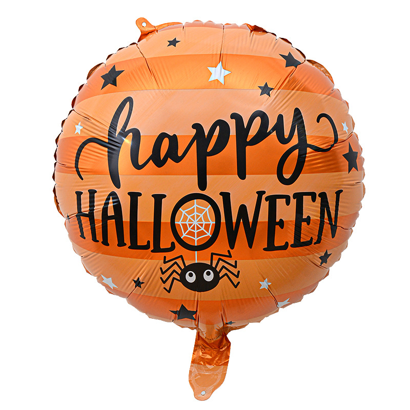 Comercio exterior 18 pulgadas Halloween película de aluminio globo festival fantasma calabaza calavera fantasma tema fiesta arreglo globo al por mayor