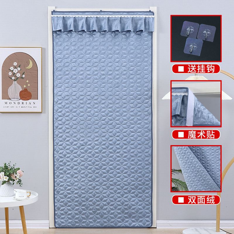 Bedroom and Living Room Cold-Proof and Warm Double-Sided Velvet Cotton Door Curtain Windproof Autumn and Winter New Partition Privacy Curtain Can Be Customized as a Door Curtain Bedroom and Living Room Cold-Proof and Warm Double-Sided Velvet Cotton Door Curtain Windproof Autumn and Winter New Partition Privacy Curtain Can Be Customized as a Door Curtain