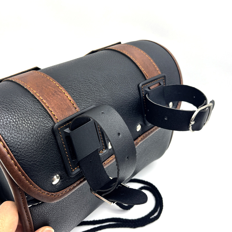 Scooter Motorcycle Yamaha Little Turtle King Electric Car Jiang Ge Waterproof Leather Hanging Bag Rear Seat Bag Tail Bag Cycling