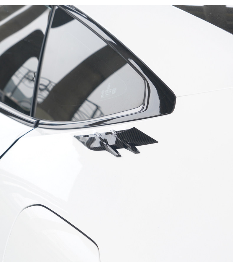 Car Fender Modification Universal Imitation Shark Side Vent Modification Car Sticker Realistic Air Vent Fender Decoration Sticker