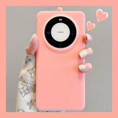 果凍防摔適用華為Mate60Pro+手機殼液態硅膠Mate50純色保護套批發