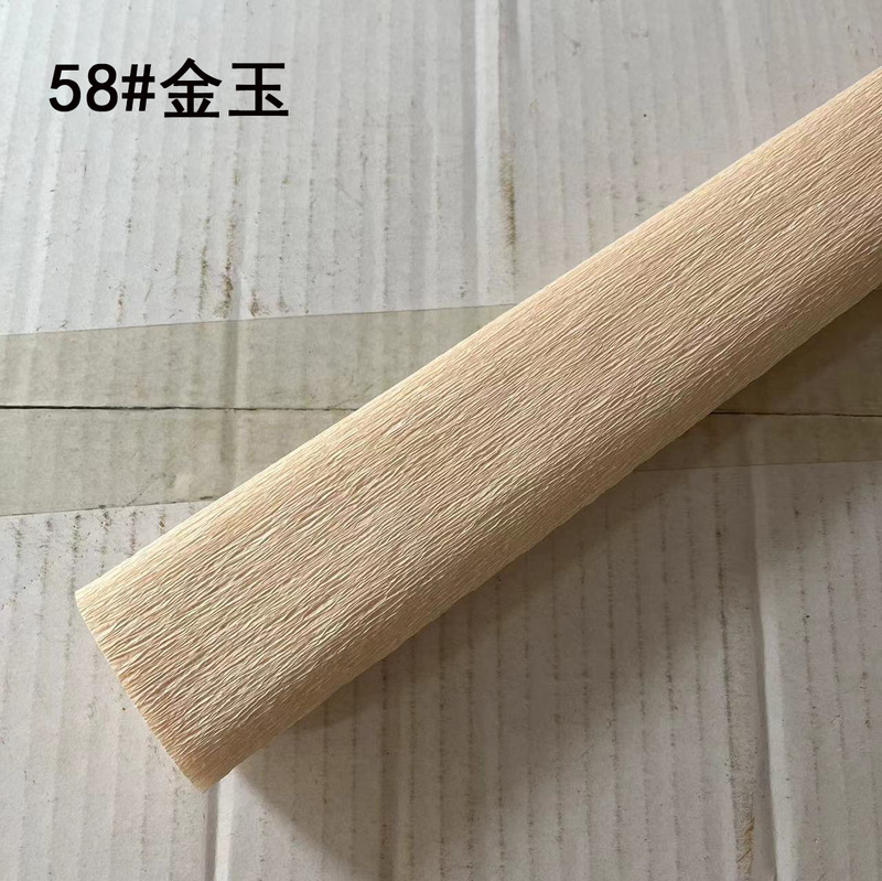 卸売りカラーしわ紙厚い縁紙花包装手作りdiy花芸製作材料しわ紙|undefined