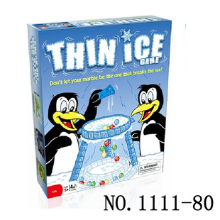 Thin ice game 2nd Generation Ice Breaker Penguin Game Brain Hand Eye Puzzle Match Beads Thin Ice Game