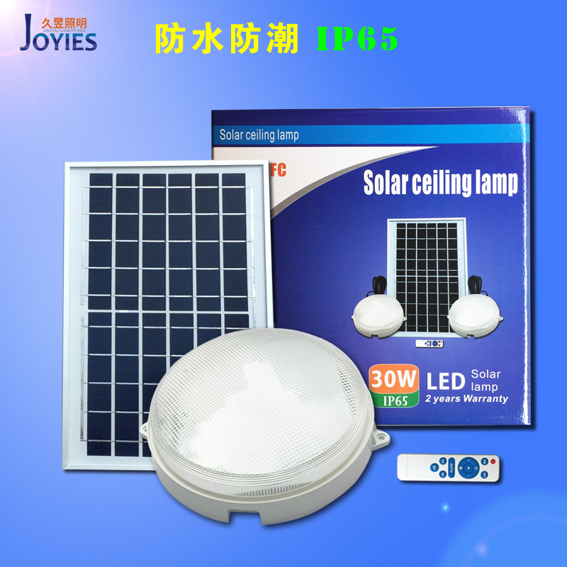 new pattern solar energy Proof lights Remote control 5 Rice Noodles Ceiling lamp 20W Use Light waterproof Balcony Lamp Manufactor wholesale