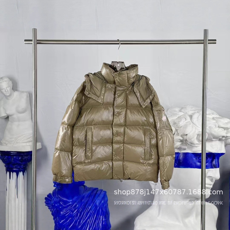 High Version m Brand down Jacket for Men and Women, Maya 70Th Anniversary Double Label Series Hooded Jacket, New Style